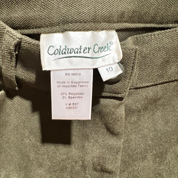 NWT Coldwater Creek Straight Leg Sz 10 - Picture 2 of 5